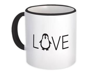 Love Penguin : Gift Mug For Penguins Lover Baby Bird Animal Cute Funny Kids Girlfriend