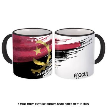Angola Flag : Gift Mug Modern Country Expat