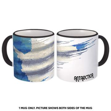 Antarctica Flag : Gift Mug Modern Country Expat