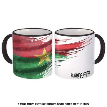 Burkina Faso Flag : Gift Mug Modern Country Expat