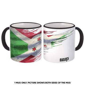 Burundi Flag : Gift Mug Modern Country Expat