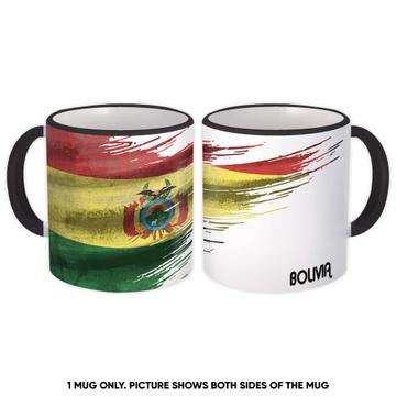 Bolivia Flag : Gift Mug Modern Country Expat