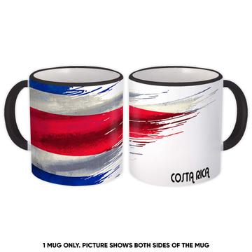 Costa Rica Flag : Gift Mug Modern Country Expat