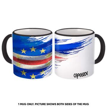 Cape Verde Flag : Gift Mug Modern Country Expat