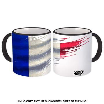 France Flag : Gift Mug Modern Country Expat