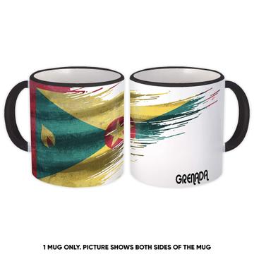 Grenada Flag : Gift Mug Modern Country Expat