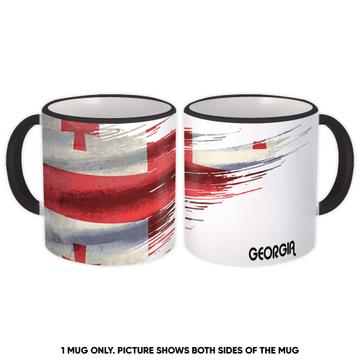 Georgia Flag : Gift Mug Modern Country Expat