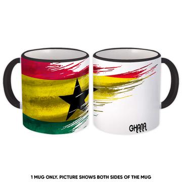 Ghana Flag : Gift Mug Modern Country Expat