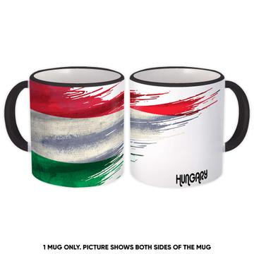 Hungary Flag : Gift Mug Modern Country Expat