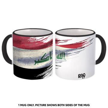 Iraq Flag : Gift Mug Modern Country Expat