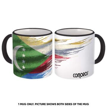 Comoros Flag : Gift Mug Modern Country Expat