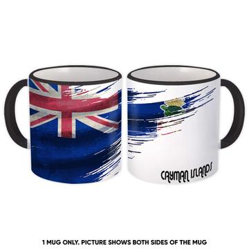 Cayman Islands Flag : Gift Mug Modern Country Expat