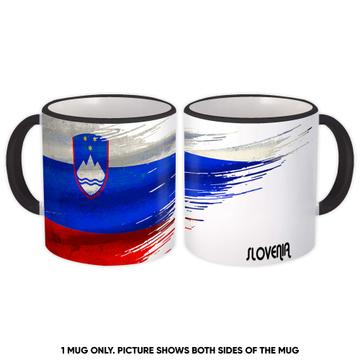 Slovenia Flag : Gift Mug Modern Country Expat