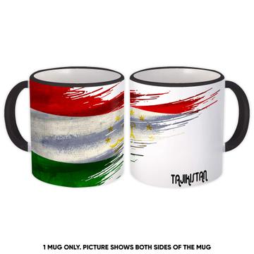 Tajikistan Flag : Gift Mug Modern Country Expat