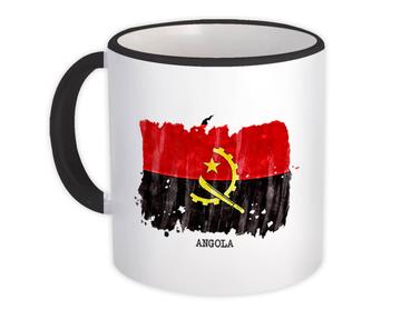 Angola Flag : Gift Mug Africa Travel Expat Country Watercolor