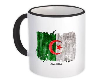 Algeria Flag : Gift Mug Africa Travel Expat Country Watercolor