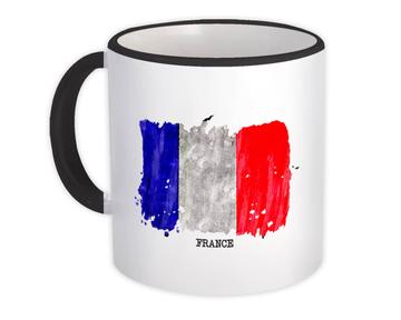 France Flag : Gift Mug Europe Travel Expat Country Watercolor