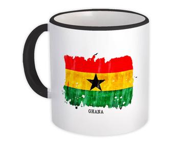 Ghana Flag : Gift Mug Africa Travel Expat Country Watercolor