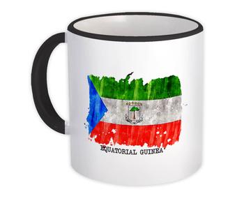 Equatorial Guinea Flag : Gift Mug Africa Travel Expat Country Watercolor