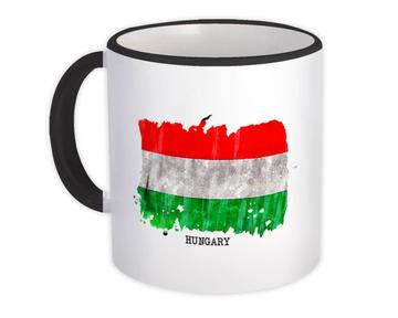 Hungary Flag : Gift Mug Europe Travel Expat Country Watercolor