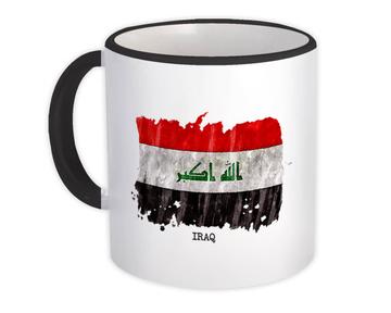 Iraq Flag : Gift Mug Asia Travel Expat Country Watercolor