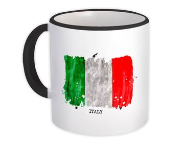 Italy Flag : Gift Mug Europe Travel Expat Country Watercolor