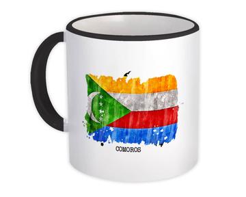 Comoros Flag : Gift Mug Africa Travel Expat Country Watercolor