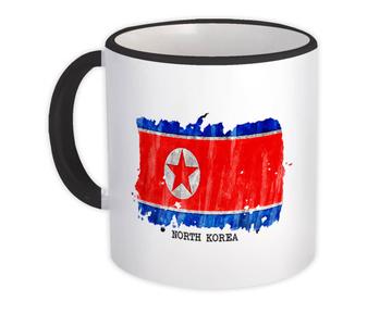 North Korea Flag : Gift Mug Asia Travel Expat Country Watercolor