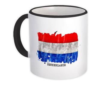 Netherlands Flag : Gift Mug Europe Travel Expat Country Watercolor
