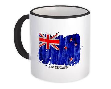 New Zealand Flag : Gift Mug Australia Travel Expat Country Watercolor