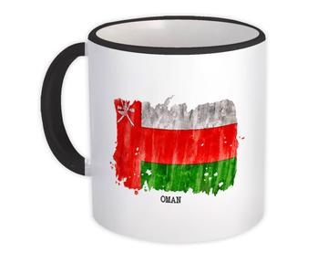 Oman Flag : Gift Mug Asia Travel Expat Country Watercolor
