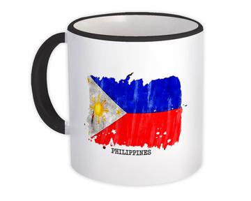 Philippines Flag : Gift Mug Asia Travel Expat Country Watercolor