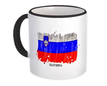 Slovenia Flag : Gift Mug Europe Travel Expat Country Watercolor