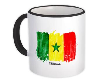 Senegal Flag : Gift Mug Africa Travel Expat Country Watercolor