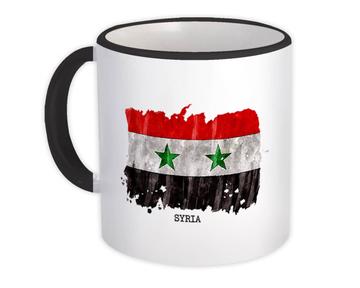 Syria Flag : Gift Mug Asia Travel Expat Country Watercolor