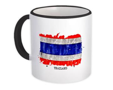 Thailand Flag : Gift Mug Asia Travel Expat Country Watercolor