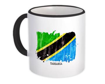 Tanzania Flag : Gift Mug Africa Travel Expat Country Watercolor