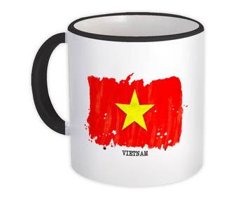 Vietnam Flag : Gift Mug Asia Travel Expat Country Watercolor