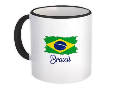 Brazil Flag : Mug Gift  Brazilian Country Expat