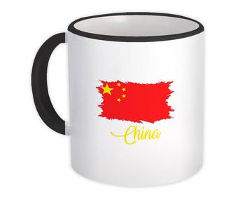 China Flag : Mug Gift  Chinese Country Expat