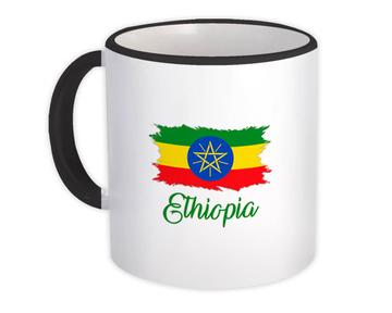 Ethiopia Flag : Mug Gift  Ethiopian Country Expat