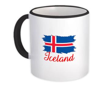 Iceland Flag : Mug Gift  Icelandic Country Expat