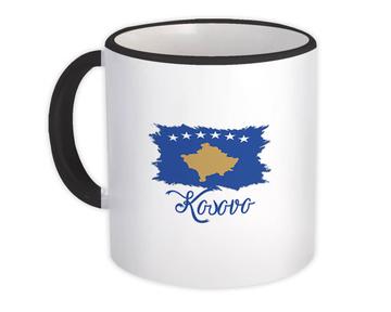 Kosovo Flag : Mug Gift  Kosovan Country Expat