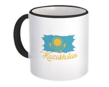 Kazakhstan Flag : Mug Gift  Kazakh Country Expat