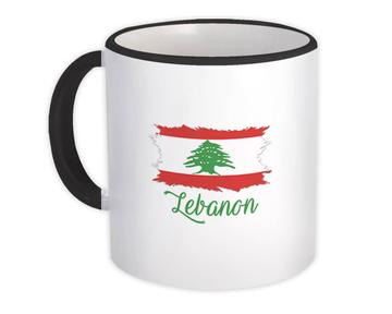 Lebanon Flag : Mug Gift  Lebanese Country Expat