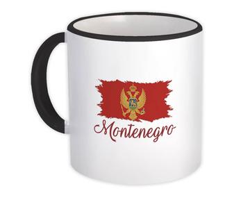 Montenegro Flag : Mug Gift  Montenegrin Country Expat