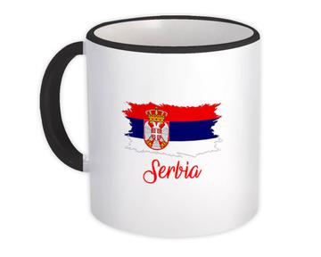 Serbia Flag : Mug Gift  Serbian Country Expat