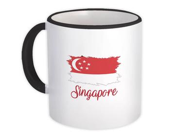 Singapore Flag : Mug Gift  Singaporean Country Expat