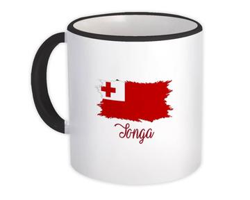 Tonga Flag : Mug Gift  Tongan Country Expat