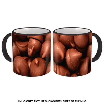 Chocolate Photo Print : Gift Mug Sweet Grains Food Kitchen Wall Decor Candy Poster